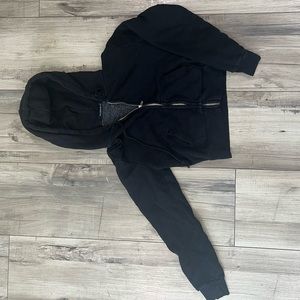 brandy melville cropped black jacket